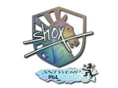 Klistermärke | shox (Holo) | Antwerp 2022