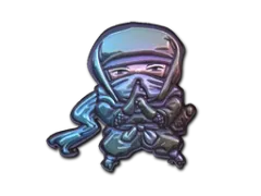 Klistermærke | Silent Ninja (Folie)