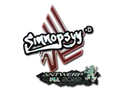 Klistermärke | sinnopsyy (Glitter) | Antwerp 2022