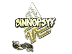 Naklejka | sinnopsyy (złota) | Paryż 2023