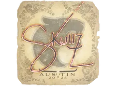 Klistermärke | skullz | Austin 2025