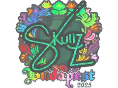 Sticker | skullz (Holo) | Budapest 2025