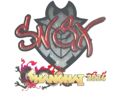 Sticker | Snax (Glitter) | Shanghai 2024