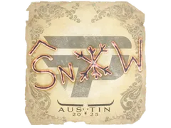 Çıkartma | snow | Austin 2025