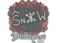 Sticker | snow | Budapest 2025