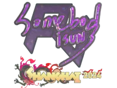 Sticker | somebody (Glitter) | Shanghai 2024
