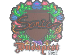 Sticker | Sonic (Embroidered) | Budapest 2025