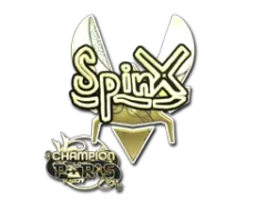 Abțibild | Spinx (auriu, campion) | Paris 2023