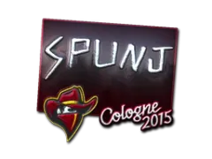 Sticker | SPUNJ (Foil) | Cologne 2015