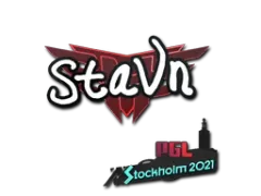 Klistermärke | stavn | Stockholm 2021