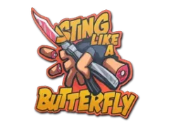 Aufkleber | Scharf wie ein Butterfly
