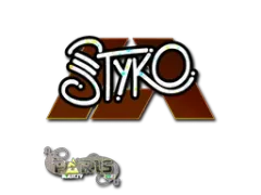 Klistermærke | STYKO (Glitter) | Paris 2023