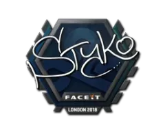 Klistermærke | STYKO | London 2018