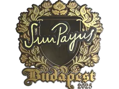Sticker | SunPayus (Gold) | Budapest 2025