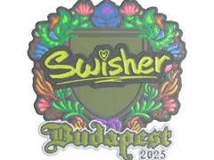 Sticker | Swisher (Embroidered) | Budapest 2025