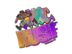 Klistermärke | T Rush (holo)