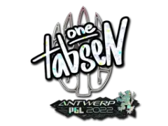 Pegatina | tabseN (purpurina) | Amberes 2022