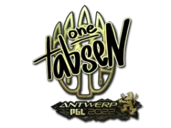 Sticker | tabseN (Goud) | Antwerpen 2022