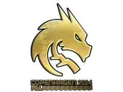 Sticker | Team Spirit (Gold) | Copenhagen 2024