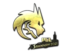 Naklejka | Team Spirit (złota) | Sztokholm 2021