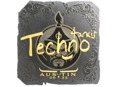 Klistermärke | Techno4K (Foil) | Austin 2025