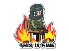 Çıkartma | This Is Fine (CT)