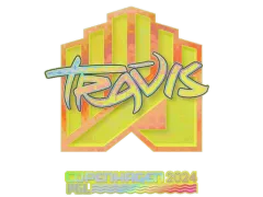 Naklejka | TRAVIS (holograficzna) | Kopenhaga 2024