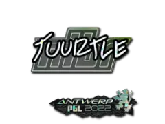 Sticker | Tuurtle (Glitter) | Antwerp 2022