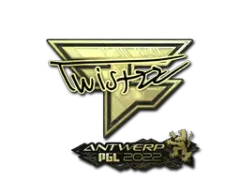 Klistermärke | Twistzz (Gold) | Antwerp 2022
