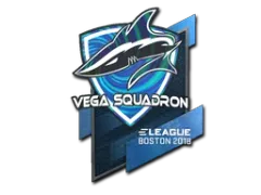 Klistermärke | Vega Squadron (Holo) | Boston 2018