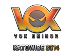 Наліпка | Vox Eminor (голографічна) | Катовіце 2014