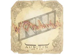 Sticker | w0nderful | Austin 2025