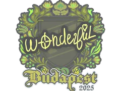 Sticker | w0nderful | Budapest 2025