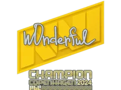 Наклейка | w0nderful (чемпион) | Копенгаген-2024