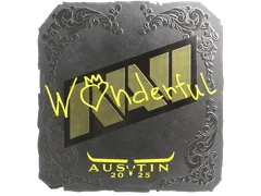 Sticker | w0nderful (Foil) | Austin 2025