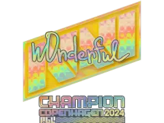 印花 | w0nderful（全息，冠军）| 2024年哥本哈根锦标赛