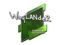 Klistermärke | wayLander | Boston 2018