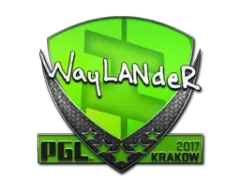 Наклейка | wayLander | Краков-2017
