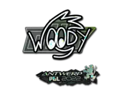 Autocolante | WOOD7 (Glitter) | Antuérpia 2022