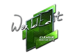 Klistermærke | WorldEdit (Folie) | Boston 2018