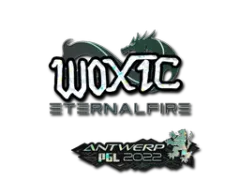 Autocolante | woxic (Glitter) | Antuérpia 2022