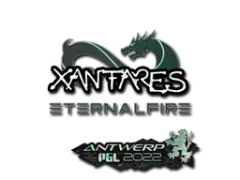 Aufkleber | XANTARES (Glitzer) | Antwerpen 2022