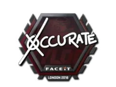 Naklejka | xccurate | Londyn 2018