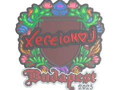 Sticker | xertioN (Embroidered) | Budapest 2025