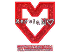 Pegatina | xertioN (purpurina) | Copenhague 2024