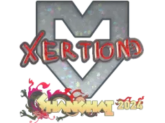 Naklejka | xertioN (Glitter) | Shanghai 2024