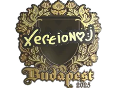 Sticker | xertioN (Gold) | Budapest 2025