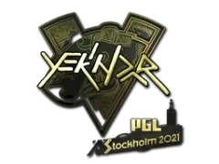 Klistermærke | YEKINDAR (Guld) | Stockholm 2021