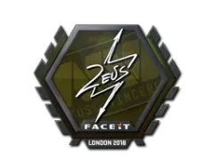 Klistermærke | Zeus | London 2018