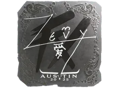 Наклейка | zevy (Foil) | Austin 2025
